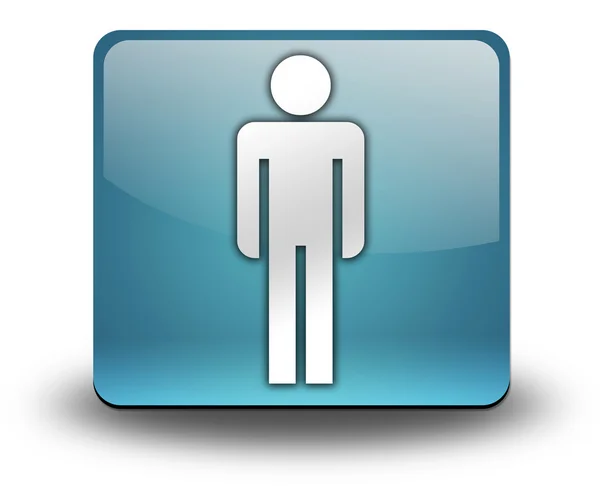 Icon, Button, Pictogram Mens Restroom — Stock Photo, Image