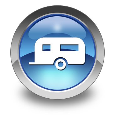 Simge, düğme, piktogram kamp karavan