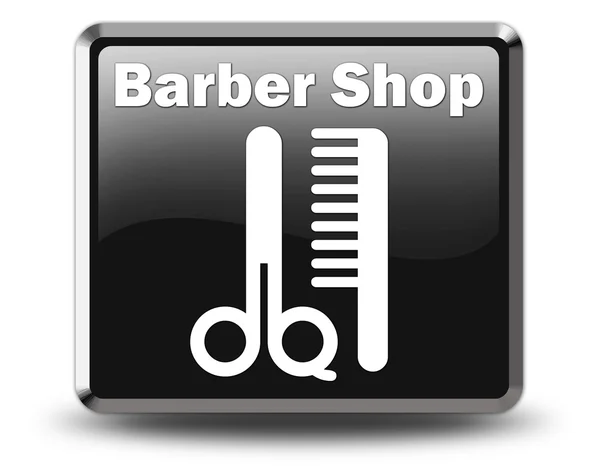 Icon, Button, Pictogram Barber Shop — Stock Photo, Image