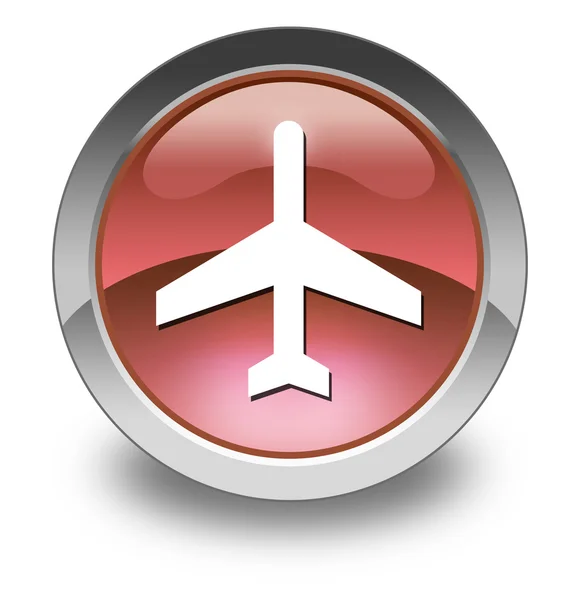 Ikony, tlačítka, piktogram letiště — Stock fotografie
