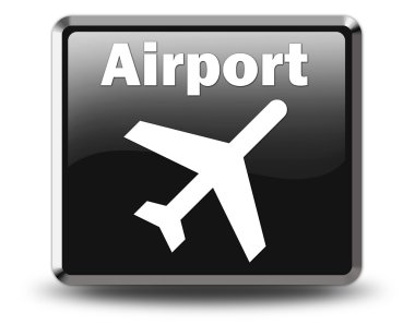 Simge, düğme, piktogram Havaalanı