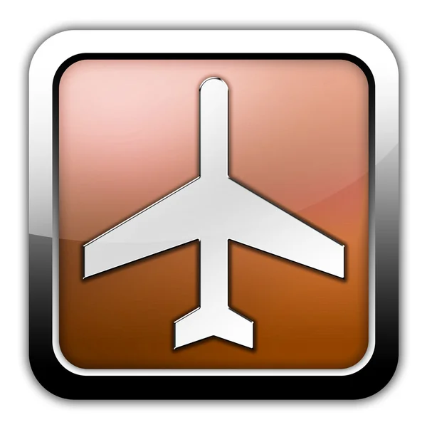 Pictogram, knop, Pictogram Airport — Stockfoto