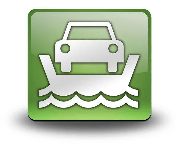 Ícone, Botão, Pictograma Veículo Ferry — Fotografia de Stock