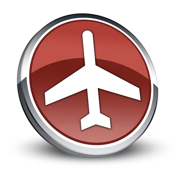 Αεροδρόμιο εικονόγραμμα εικονίδιο, κουμπί, — Φωτογραφία Αρχείου