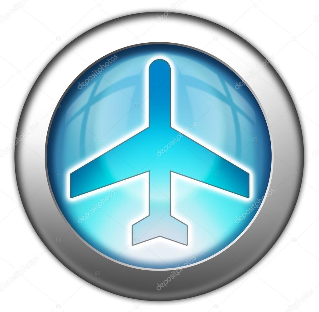 Icon, Button, Pictogram Airport