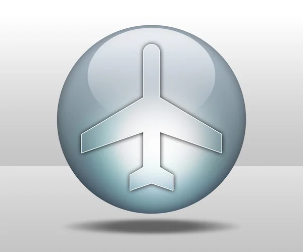 Icon, Button, Pictogram Airport — Stock Photo, Image