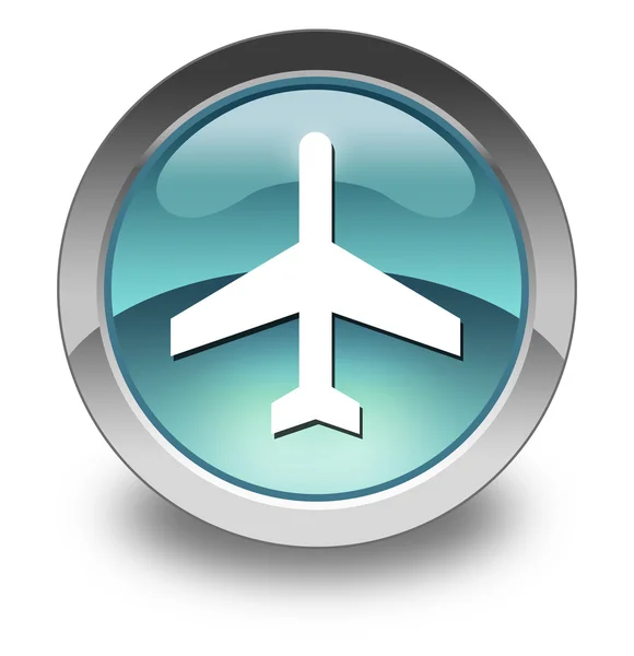 Pictogram, knop, Pictogram Airport — Stockfoto