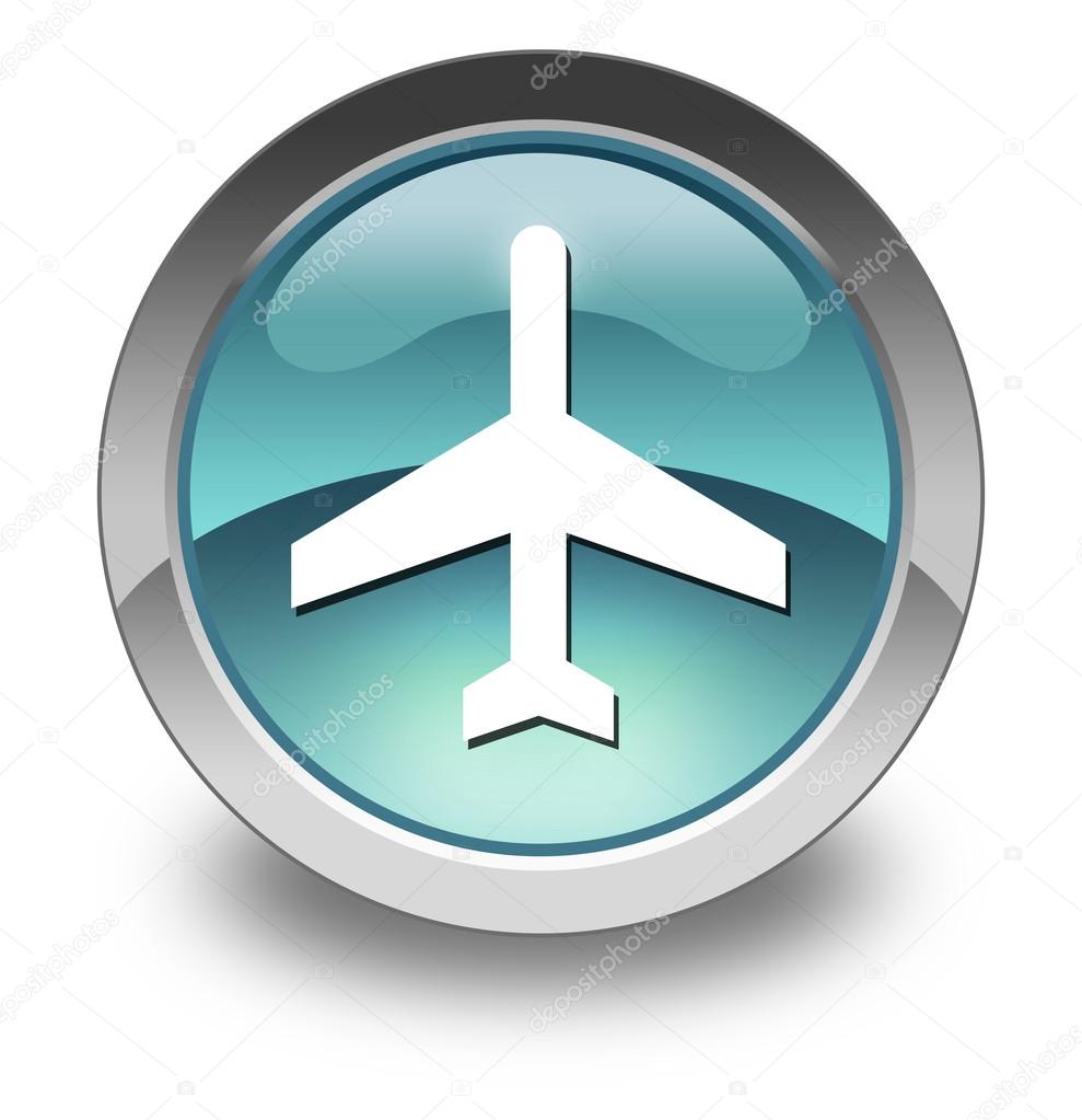 Icon, Button, Pictogram Airport