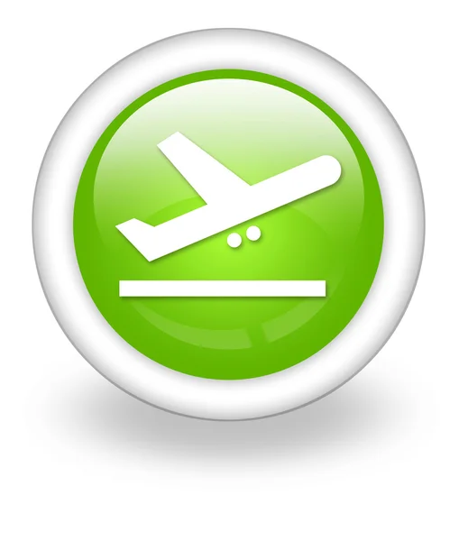 Icon, Button, Pictogram Airport Departures — Stock Photo, Image