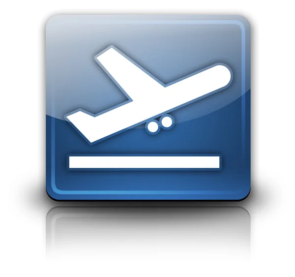 Icon, Button, Pictogram Airport Departures — Stock Photo, Image