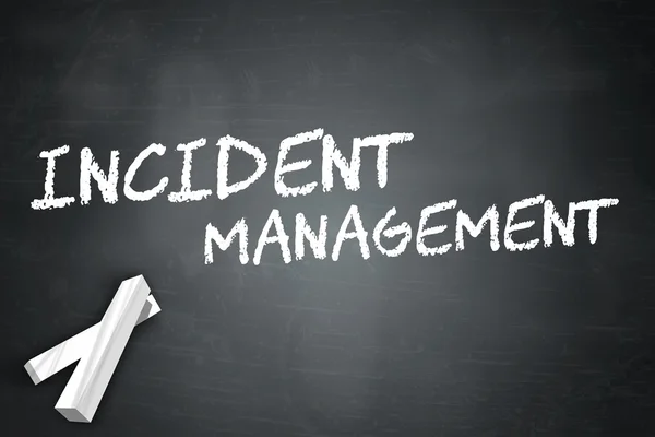 Blackboard Incident Management — Fotografie, imagine de stoc