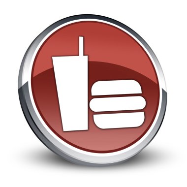 Simge, düğme, piktogram Fast Food