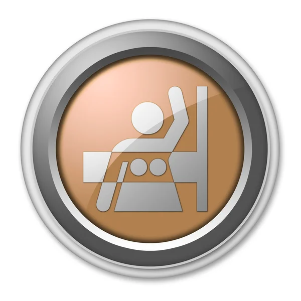 Icon, Button, Pictogram Mammography — Stock Photo, Image