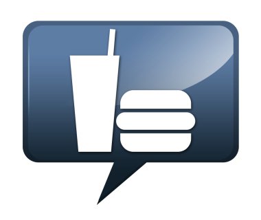 Simge, düğme, piktogram Fast Food