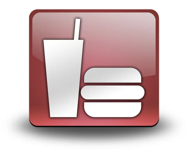 Symbol, Taste, Piktogramm Fast Food — Stockfoto