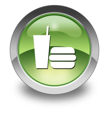 Simge, düğme, piktogram Fast Food