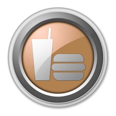 Simge, düğme, piktogram Fast Food