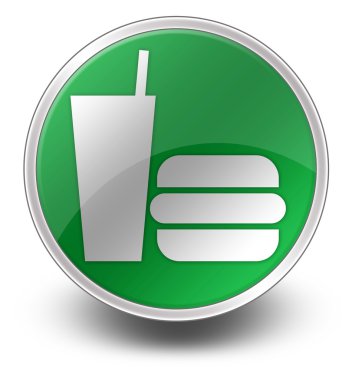 Simge, düğme, piktogram Fast Food