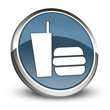Simge, düğme, piktogram Fast Food