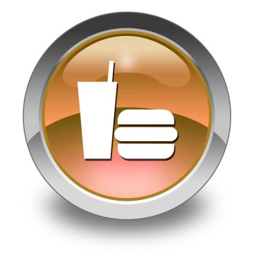 Simge, düğme, piktogram Fast Food