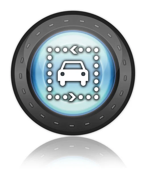 Icon, Button, Pictogram Driving Tour — Stock Photo, Image