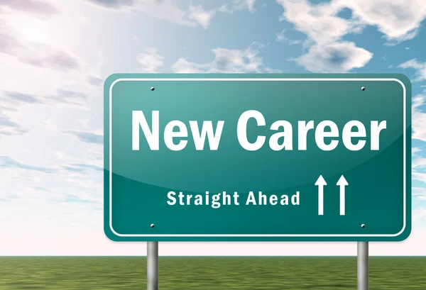 Signpost New Career — Stock Photo, Image