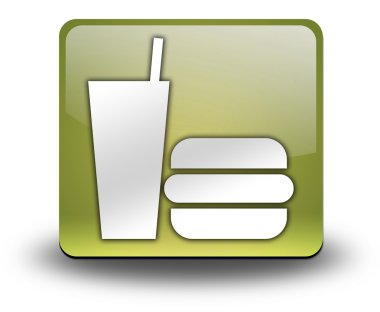 Simge, düğme, piktogram Fast Food