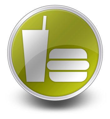 Simge, düğme, piktogram Fast Food