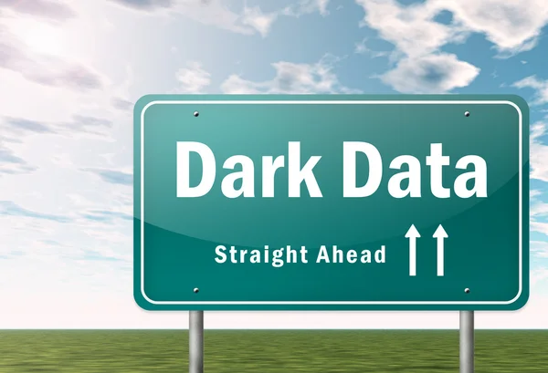 Señalización Dark Data — Foto de Stock