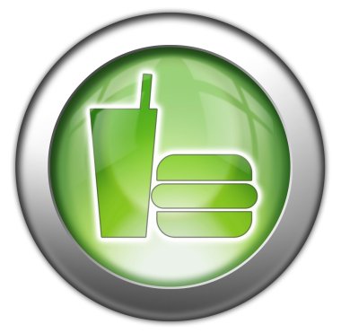 Simge, düğme, piktogram Fast Food