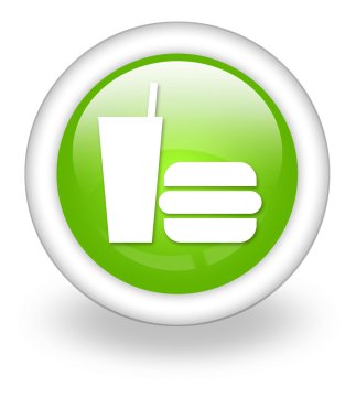 Simge, düğme, piktogram Fast Food