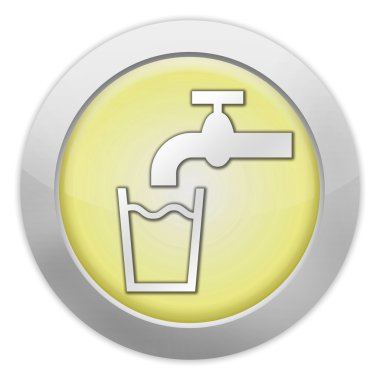 Simge, düğme, piktogram akan suyun