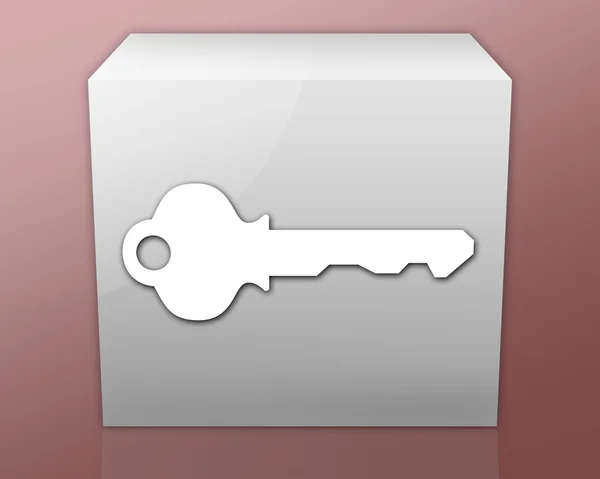 Icon, Button, Pictogram Key — Stock Photo, Image