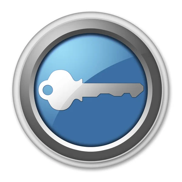 Ikona, przycisk, piktogram klucz — Zdjęcie stockowe