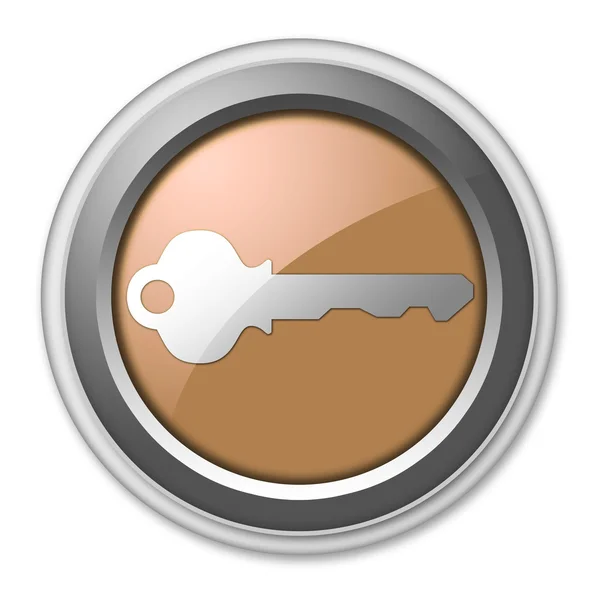 Иконка, кнопка, ключ от пиктограммы — стоковое фото