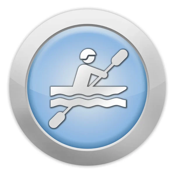 Icon, Button, Pictogram Kayaking — Stock Photo, Image