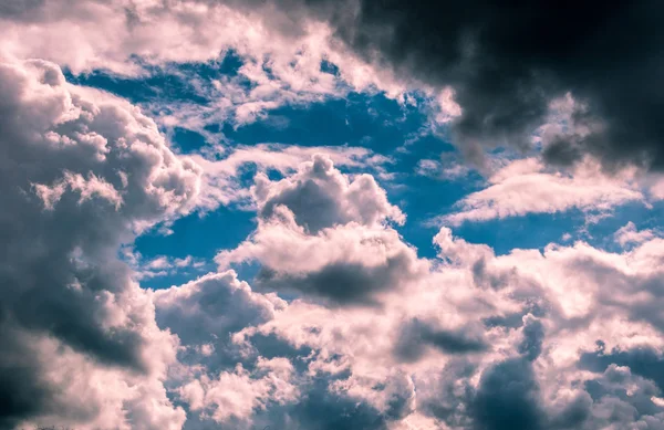 heavy clouds at a summer day