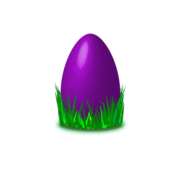 Huevo de Pascua en púrpura — Archivo Imágenes Vectoriales