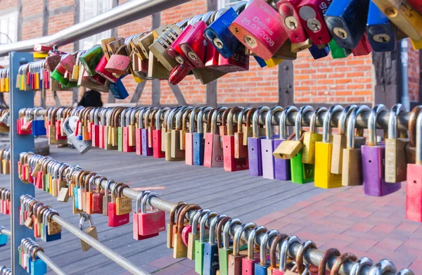 Discover lueneburg 12 - love locks — Stock Photo, Image