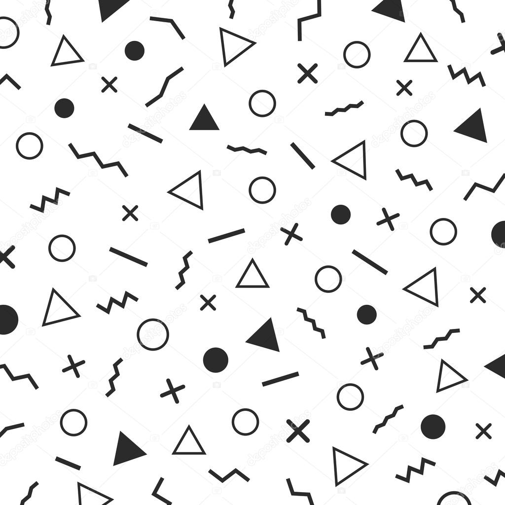 minimalist memphis design background