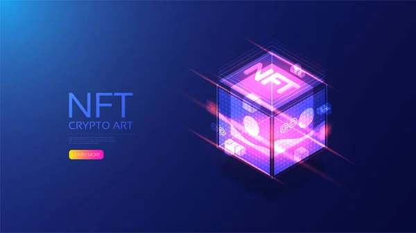 Engelleme teknolojili Isometric NFT