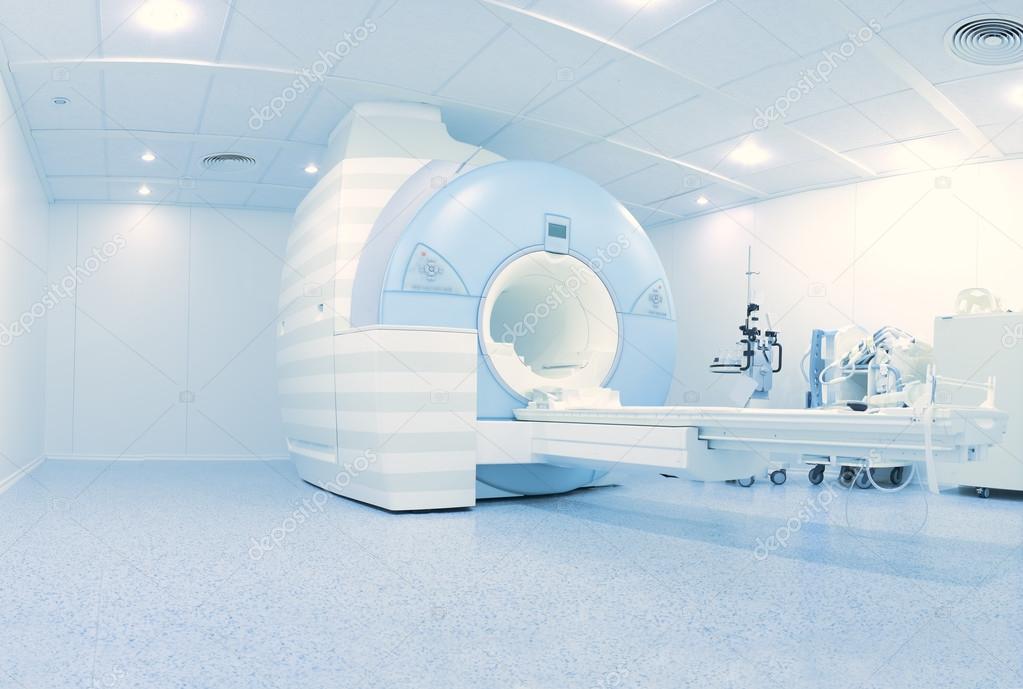 MRI laboratory with high technology contemporary equipment