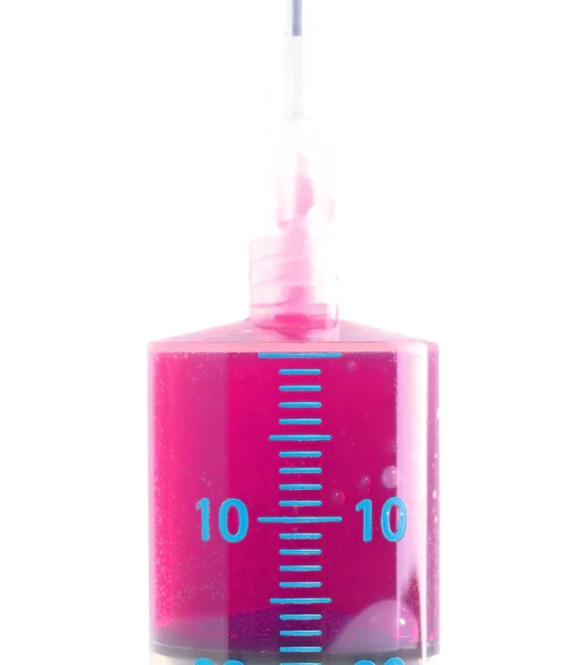 Syringe isolated on white background — Stock Photo, Image