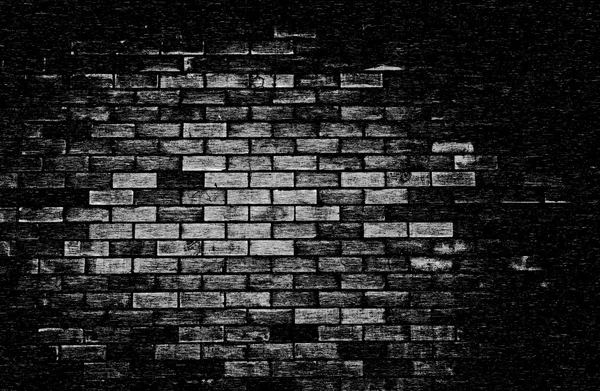 Mur en brique sombre avec espace pour votre texte — Photo