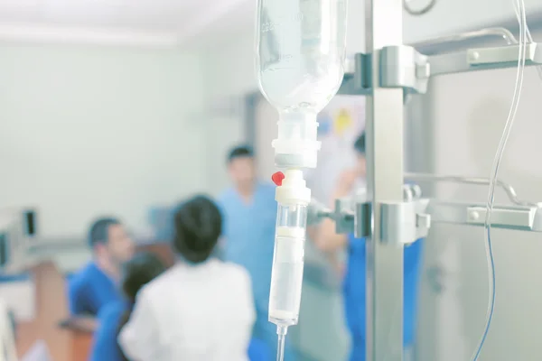 Groupe de médecins dans la salle du personnel — Photo