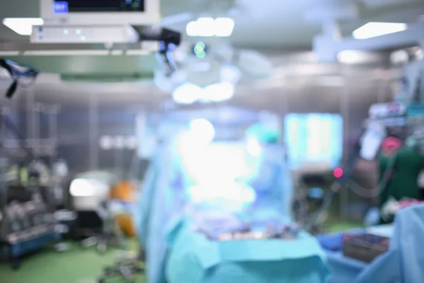 Operación quirúrgica en el hospital, antecedentes desenfocados —  Fotos de Stock