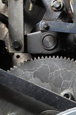 Retro makine makro ayrıntılarını