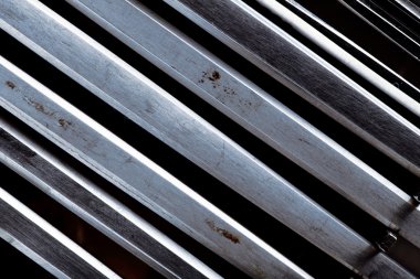 Çelik araçlar kümesi, dokulu arka plan