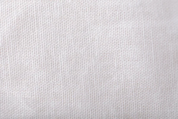 Tecido texturizado tecido branco, macro — Fotografia de Stock