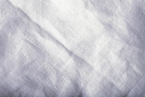 Beyaz kumaş dokulu arka plan makro — Stok fotoğraf